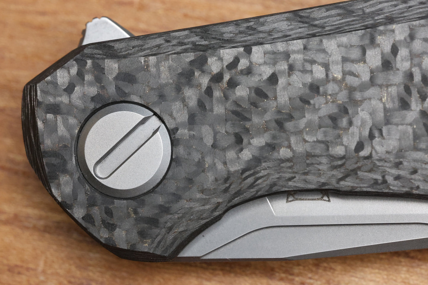 SHIROGOROV STELLAR CF – BRONZE CARBON FIBER HANDLE – M390 BLADE – MRBS