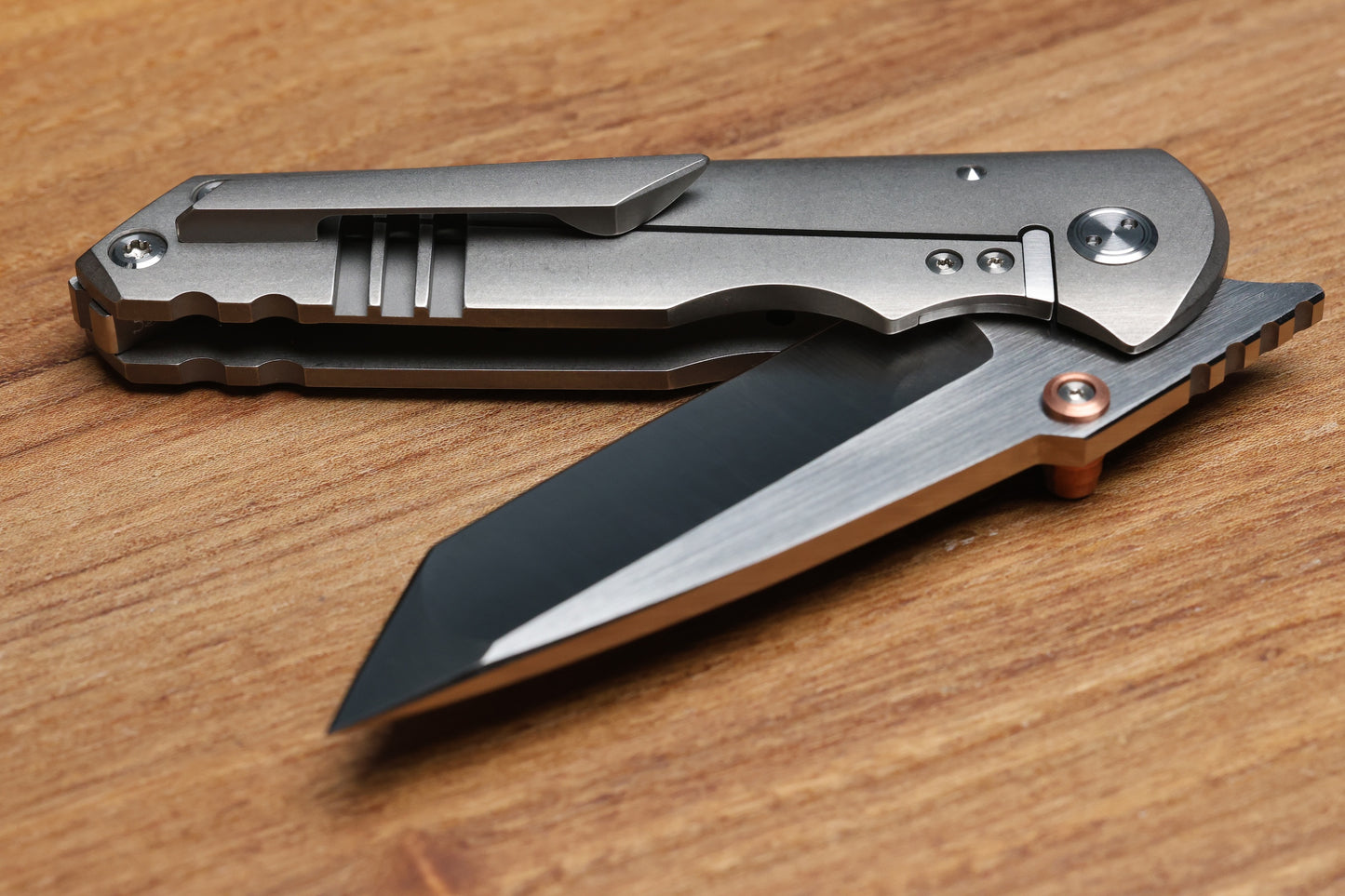 SERGEY ROGOVETS SRT TITANIUM FRAME LOCK FOLDER MAGNACUT S/N 2602