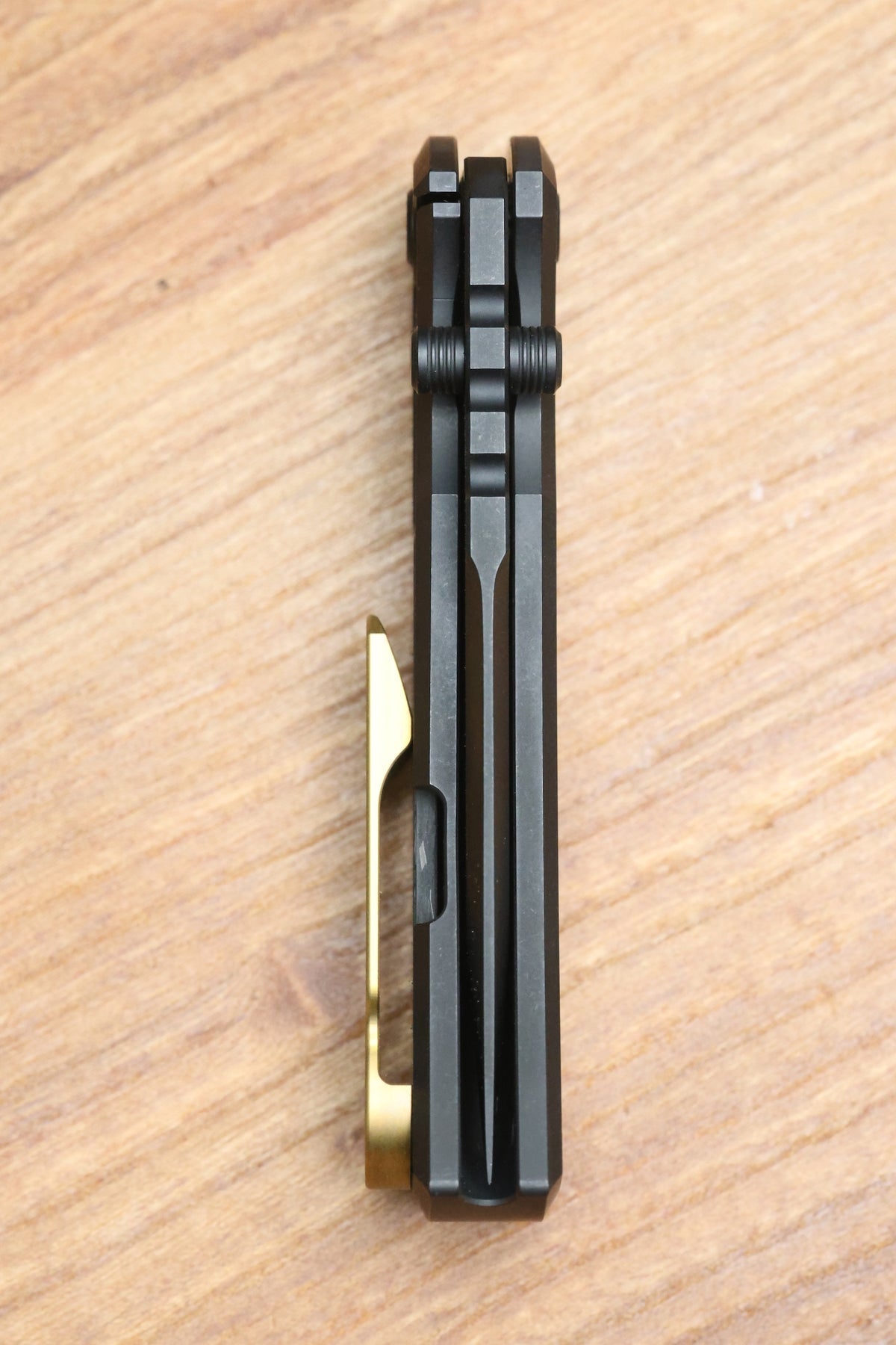 CHAVES REDENCION STREET BLACK PVD TITANIUM SHREDDED CARBON FIBER MAGNETIC INLAY 3.25" M390 TANTO BLACK PVD 50 SERIES