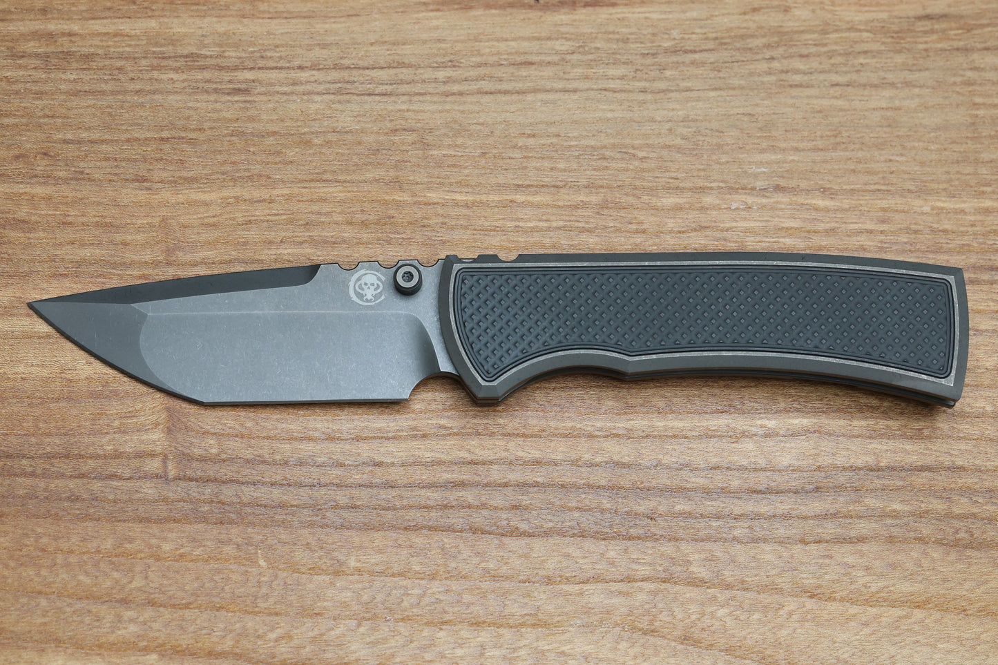 CHAVES INTEGRAL REDENCION 229 SW GREY TITANIUM W/BLACK PVD SW KNURLED PATTERN TI MAGNETIC INLAY TANTO GREY PVD