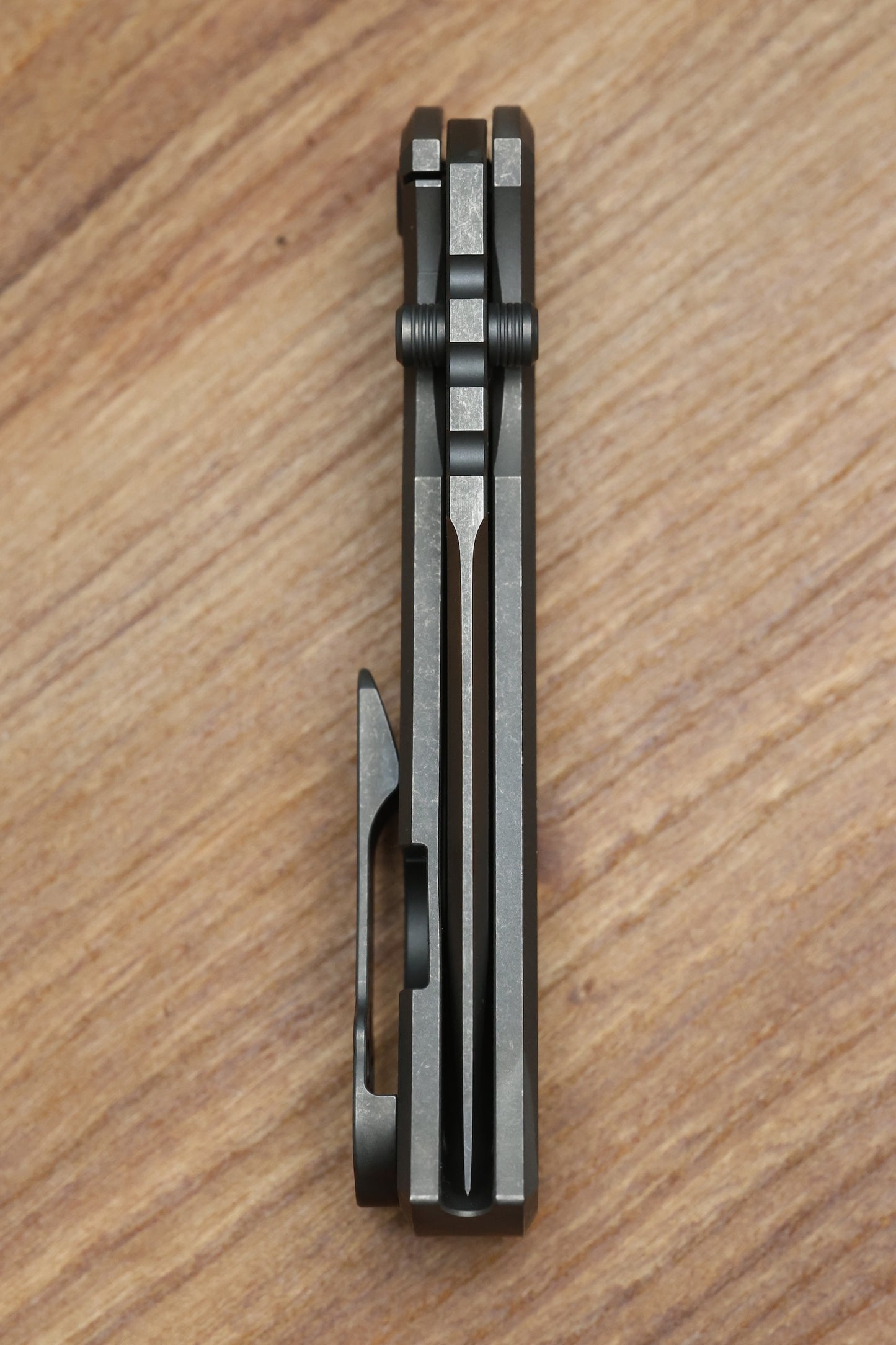 CHAVES INTEGRAL REDENCION 229 SW GREY TITANIUM W/BLACK PVD SW KNURLED PATTERN TI MAGNETIC INLAY TANTO GREY PVD