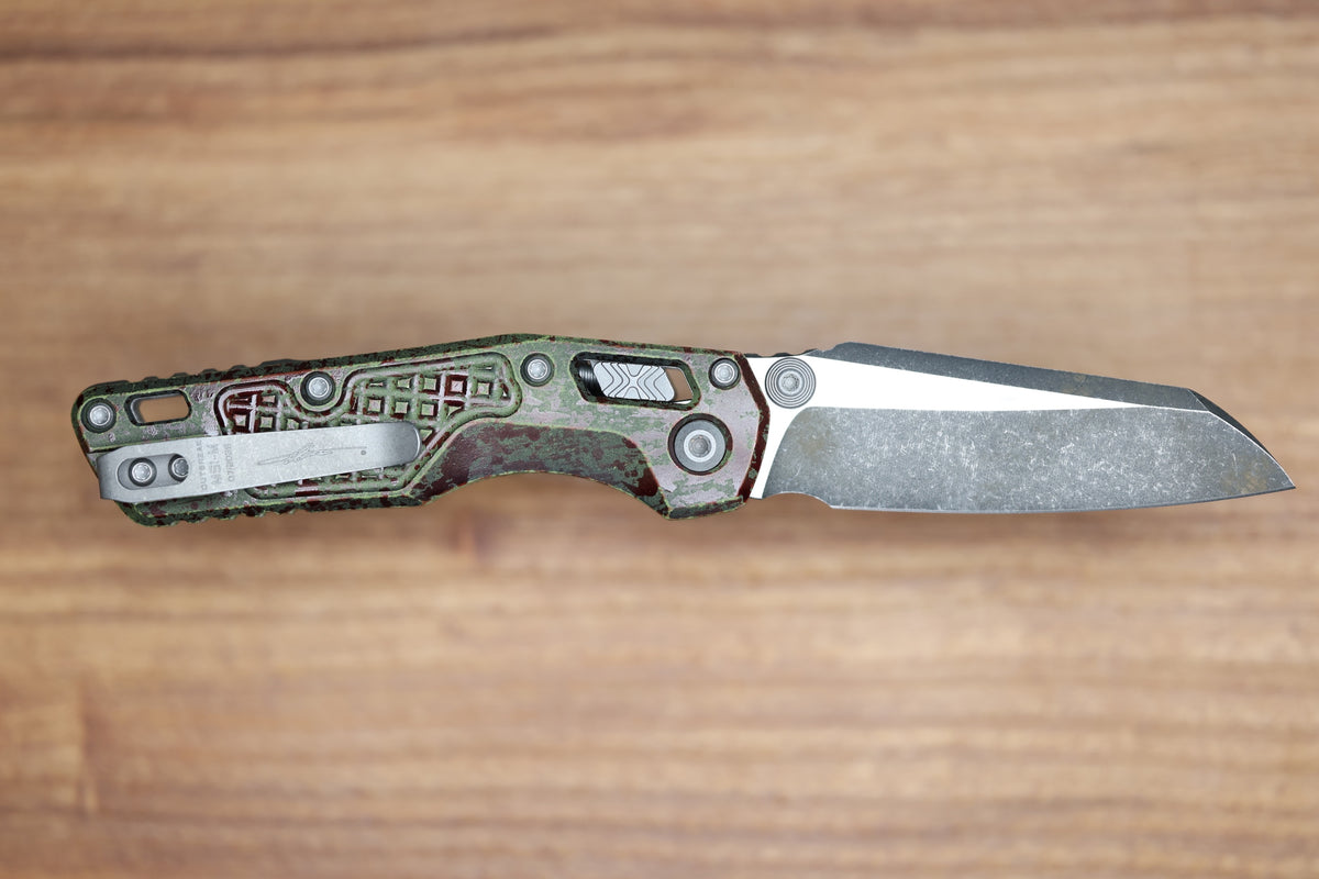 MICROTECH MSI RAM LOK MINI OUTBREAK FRAG ALUMINUM HANDLES W/ 3.15" M390MK SIGNATURE SERIES 210M-1FROBS