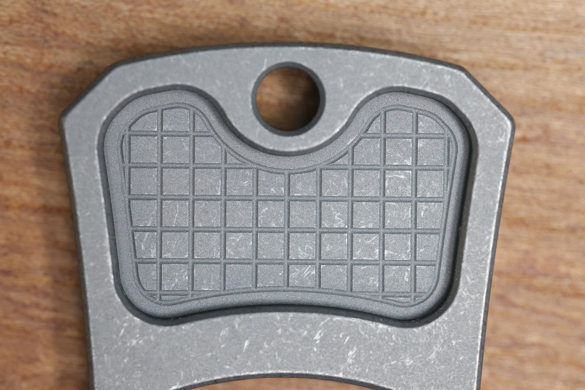 STANG BLADEWORKS BAR TAB FRAG PATTERN TITANIUM