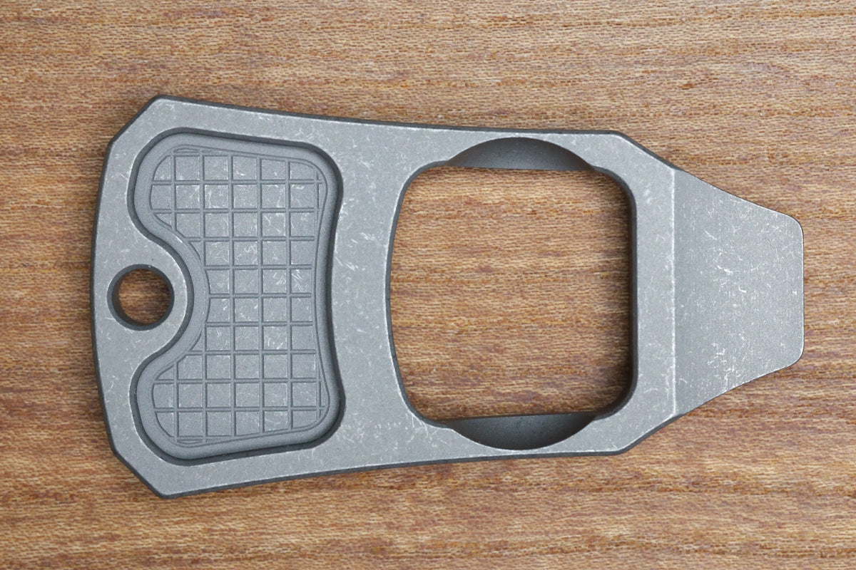 STANG BLADEWORKS BAR TAB FRAG PATTERN TITANIUM