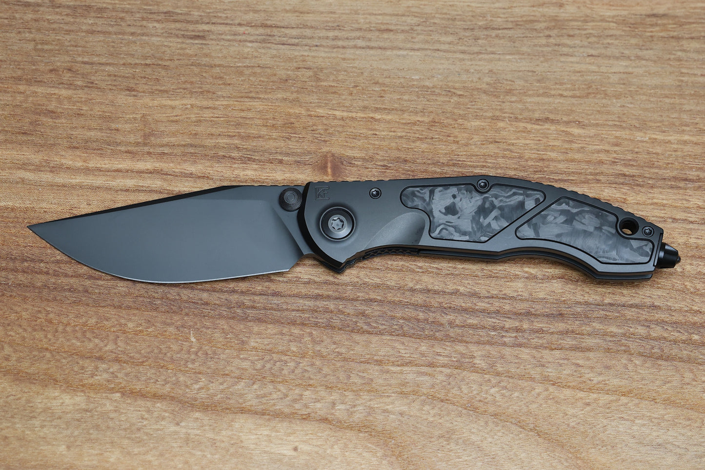 CUSTOM KNIFE FACTORY & ANTHONY MARFIONE SOKOSHA DLC/CARBON FIBER W/ DLC M398