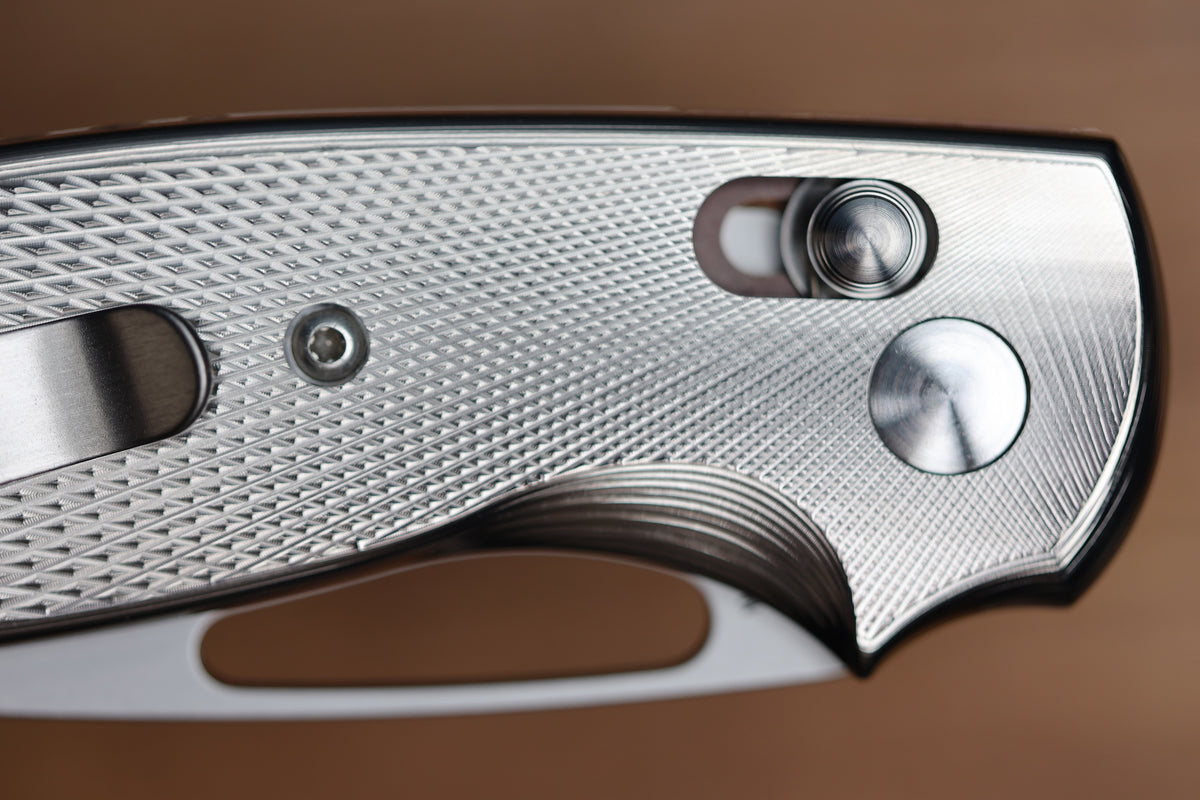 THREE RIVERS MANUFACTURING BULLDOG REV B RIVER-LOK LIZARD SKIN TITANIUM MAGNACUT BLADE
