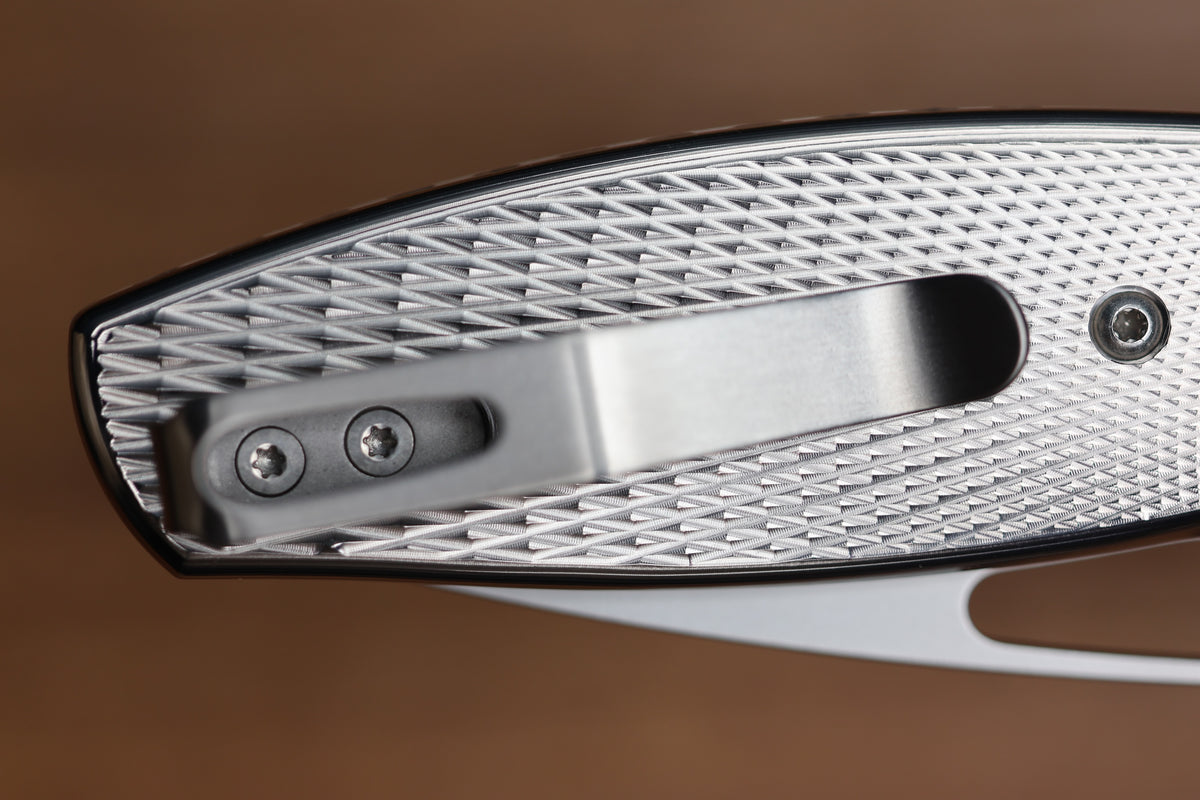 THREE RIVERS MANUFACTURING BULLDOG REV B RIVER-LOK LIZARD SKIN TITANIUM MAGNACUT BLADE
