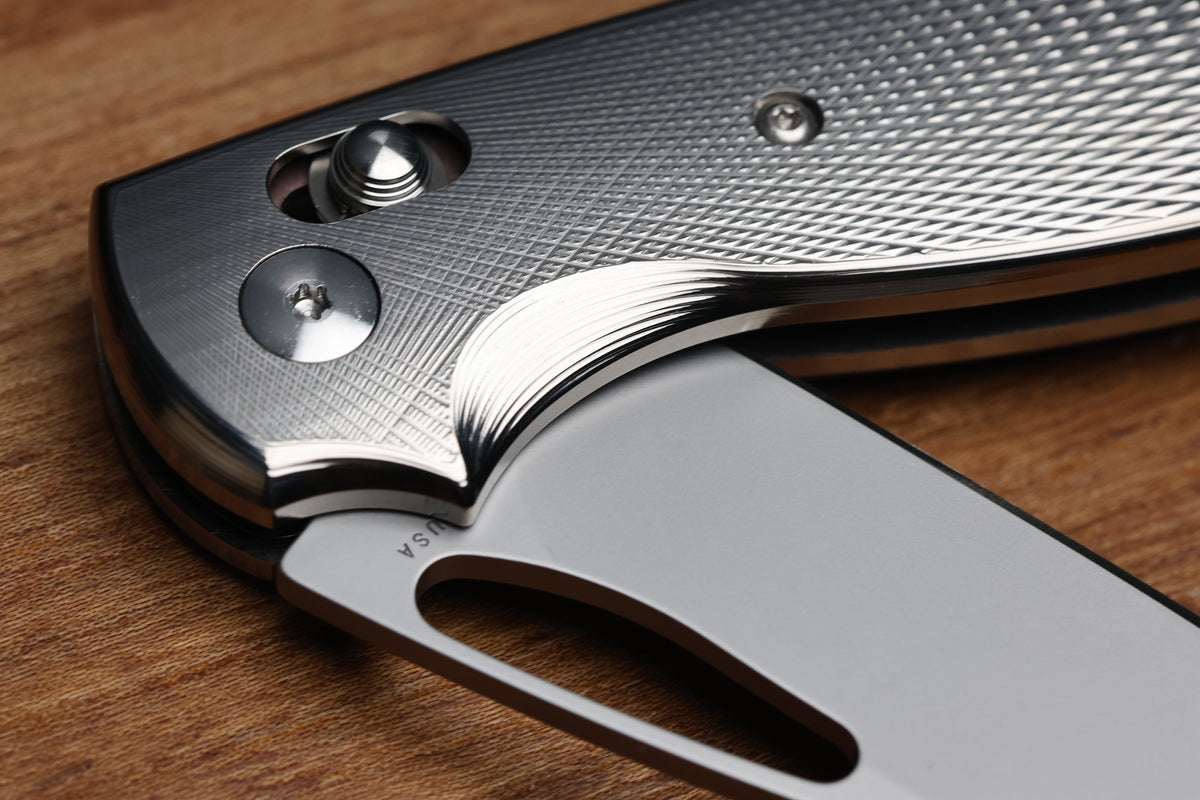 THREE RIVERS MANUFACTURING BULLDOG REV B RIVER-LOK LIZARD SKIN TITANIUM MAGNACUT BLADE