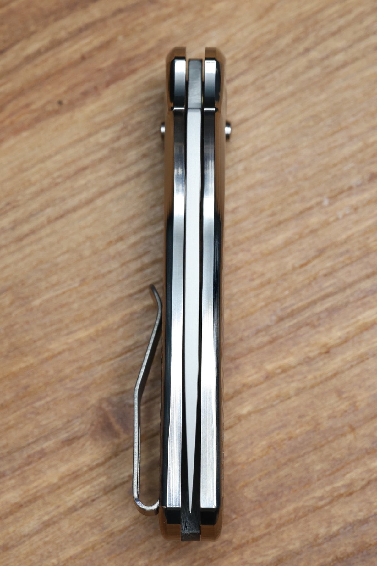 THREE RIVERS MANUFACTURING BULLDOG REV B RIVER-LOK LIZARD SKIN TITANIUM MAGNACUT BLADE