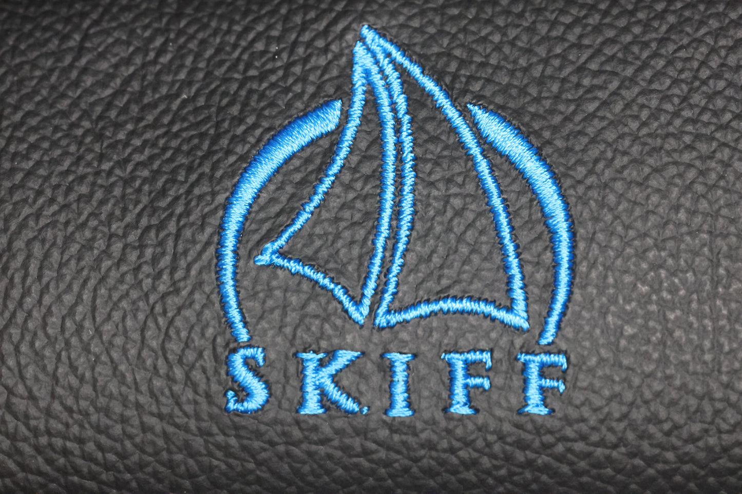 SKIFF MADE BLADES ASYLUM MILLED TITANIUM SCALES TITANIUM HARDWARE STONEWASHED S45VN BLADE #165