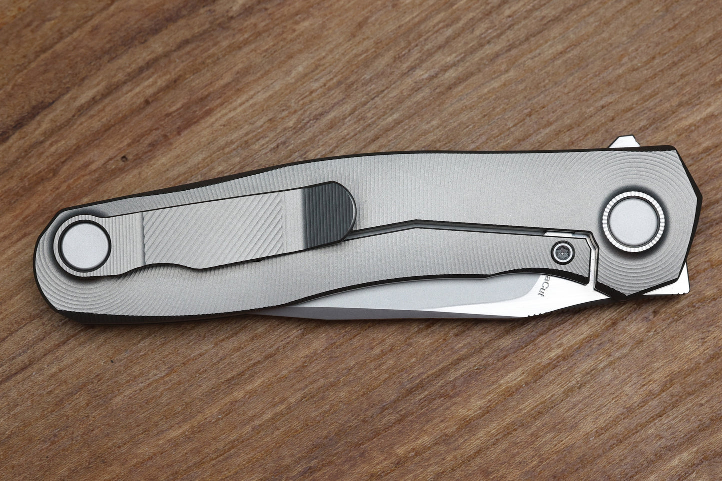 ULDANOV CUSTOM KNIVES R2 W/ MILLED TITANIUM HANDLES & MAGNACUT BLADE