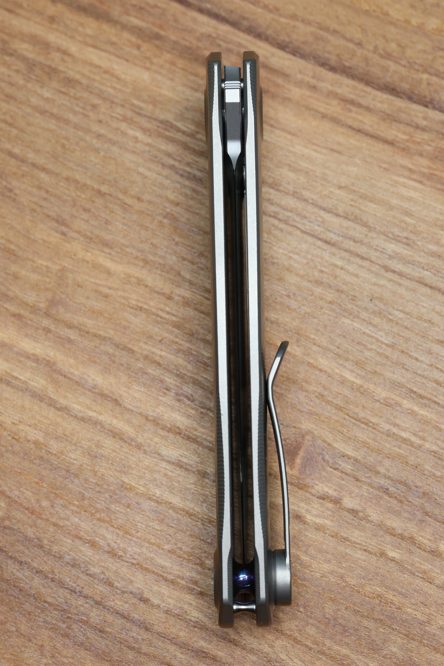 ULDANOV CUSTOM KNIVES R2 W/ MILLED TITANIUM HANDLES & MAGNACUT BLADE