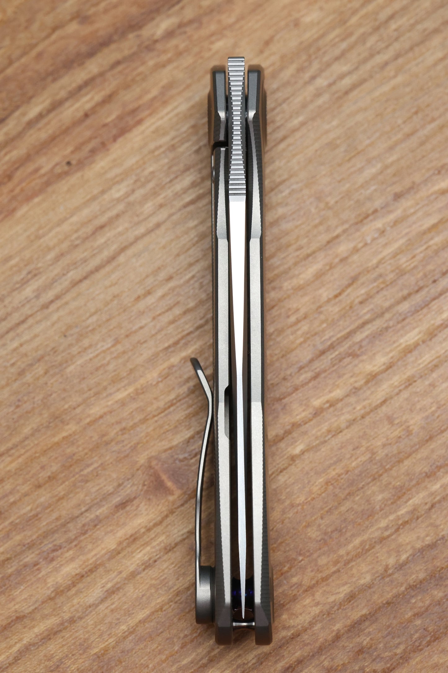 ULDANOV CUSTOM KNIVES R2 W/ MILLED TITANIUM HANDLES & MAGNACUT BLADE