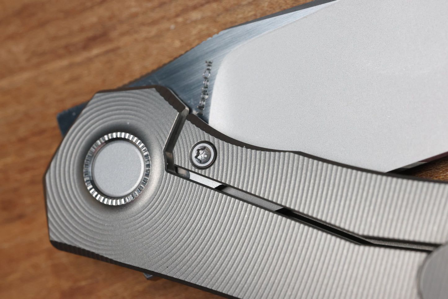 ULDANOV CUSTOM KNIVES R2 W/ MILLED TITANIUM HANDLES & MAGNACUT BLADE