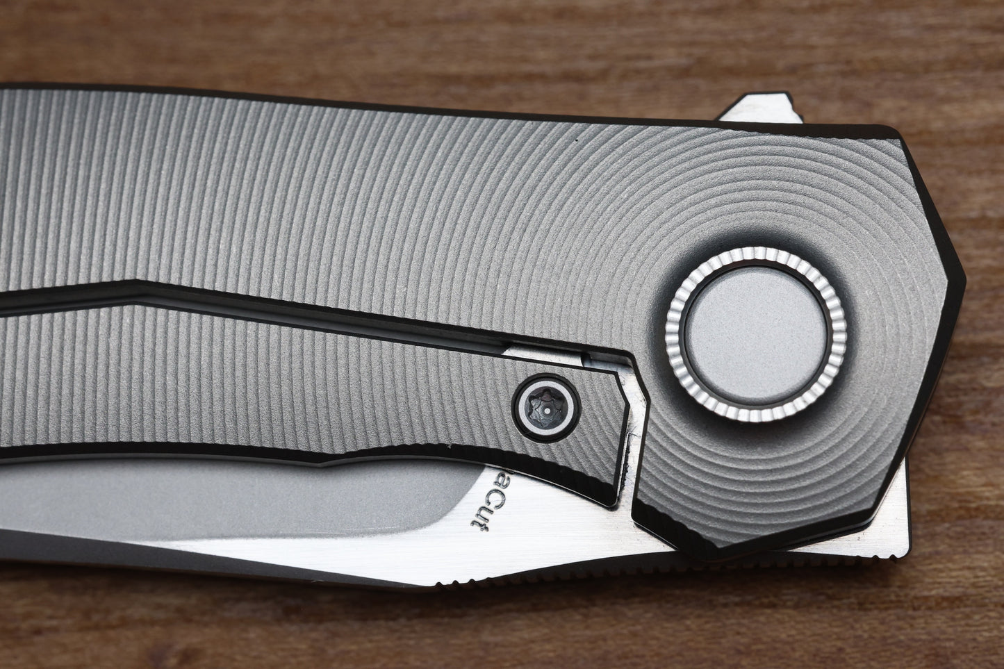 ULDANOV CUSTOM KNIVES R2 W/ MILLED TITANIUM HANDLES & MAGNACUT BLADE