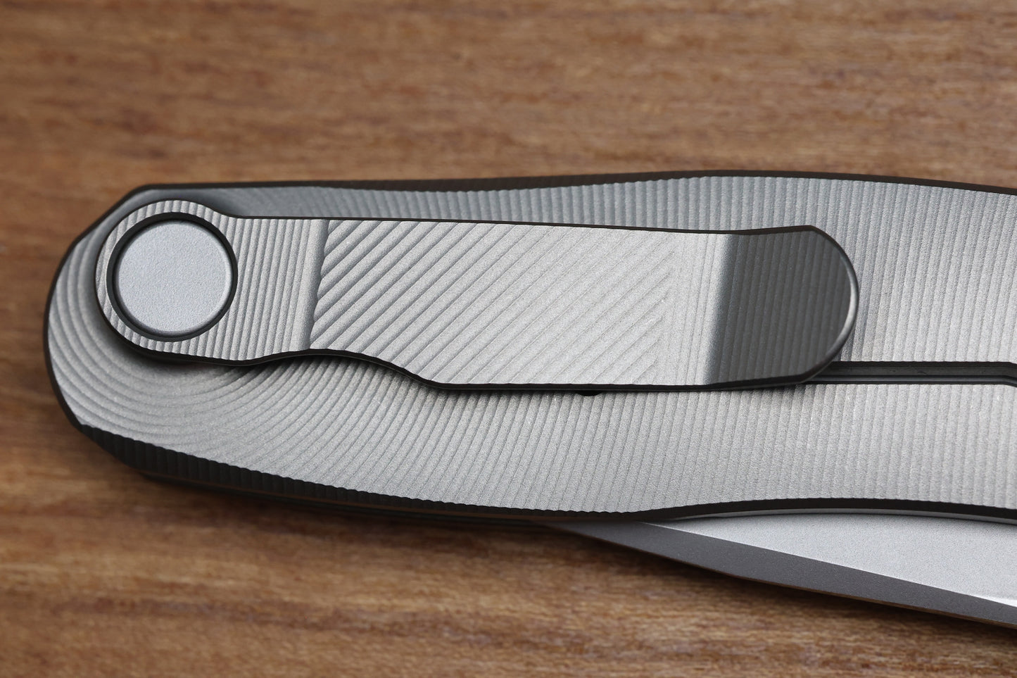 ULDANOV CUSTOM KNIVES R2 W/ MILLED TITANIUM HANDLES & MAGNACUT BLADE
