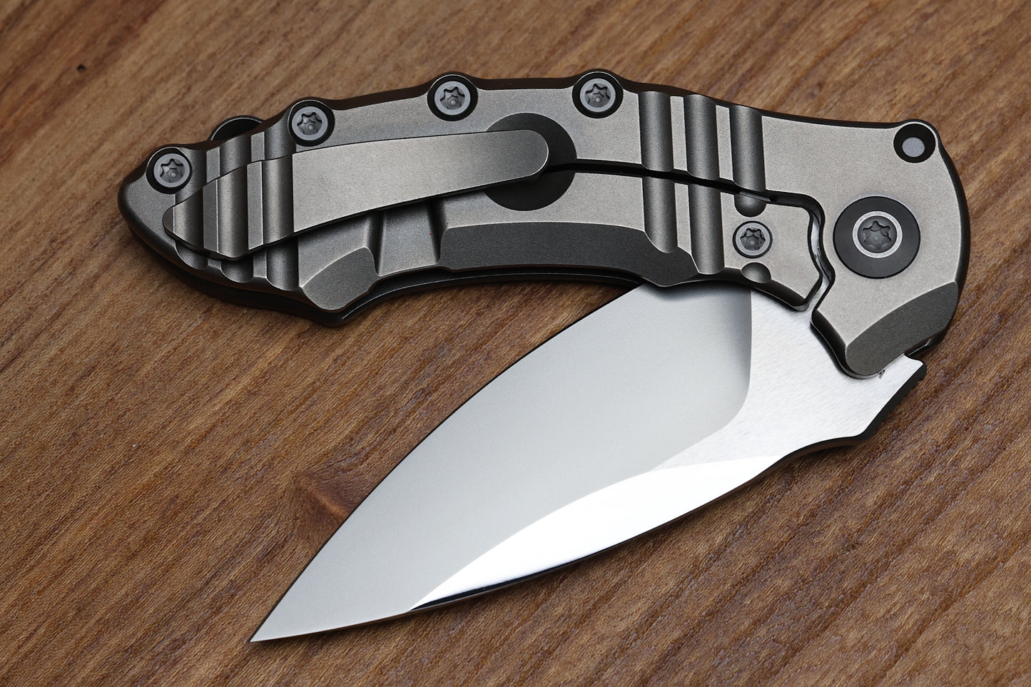 CUSTOM KNIFE FACTORY ECILOP-M W/ TITANIUM & M398