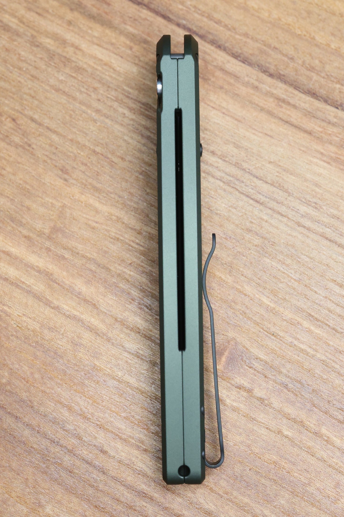 PRO-TECH AVALON PEACE NEIGHBOR W/ GREEN KNURLED ALUMINUM HANDLE & DLC MAGNACUT BLADE SHOW TEXAS LIMITED