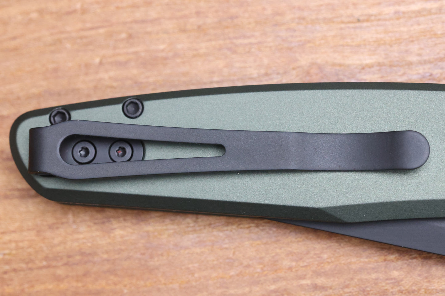 PRO-TECH AVALON PEACE NEIGHBOR W/ GREEN KNURLED ALUMINUM HANDLE & DLC MAGNACUT BLADE SHOW TEXAS LIMITED