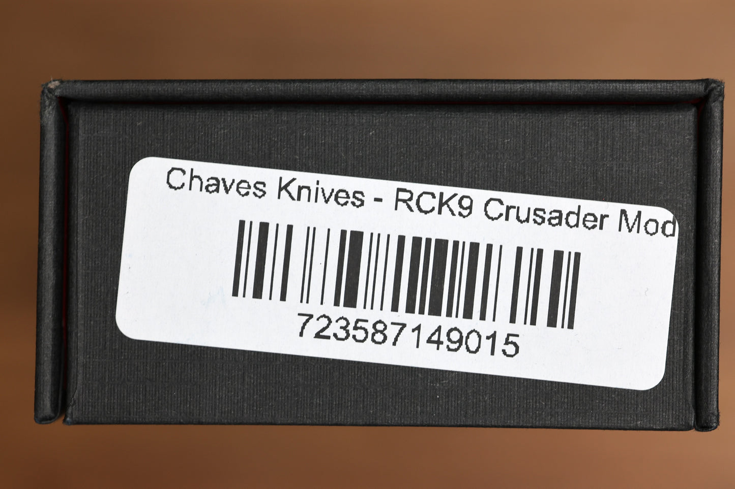 CHAVES KNIVES RCK9 CRUSADER TITANIUM 3.25" DROP POINT BATTLE FINISH