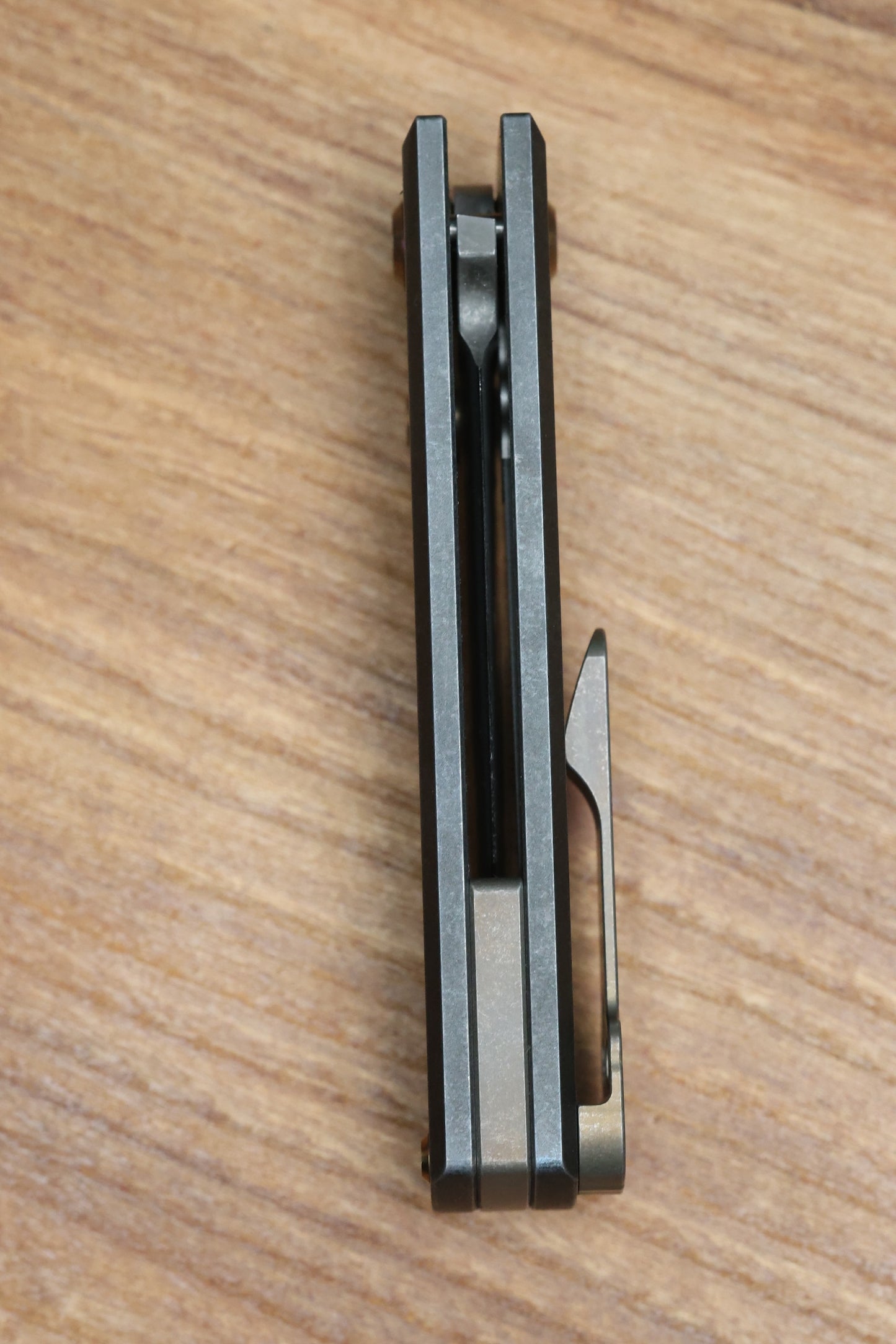 CHAVES KNIVES RCK9 CRUSADER TITANIUM 3.25" DROP POINT BATTLE FINISH