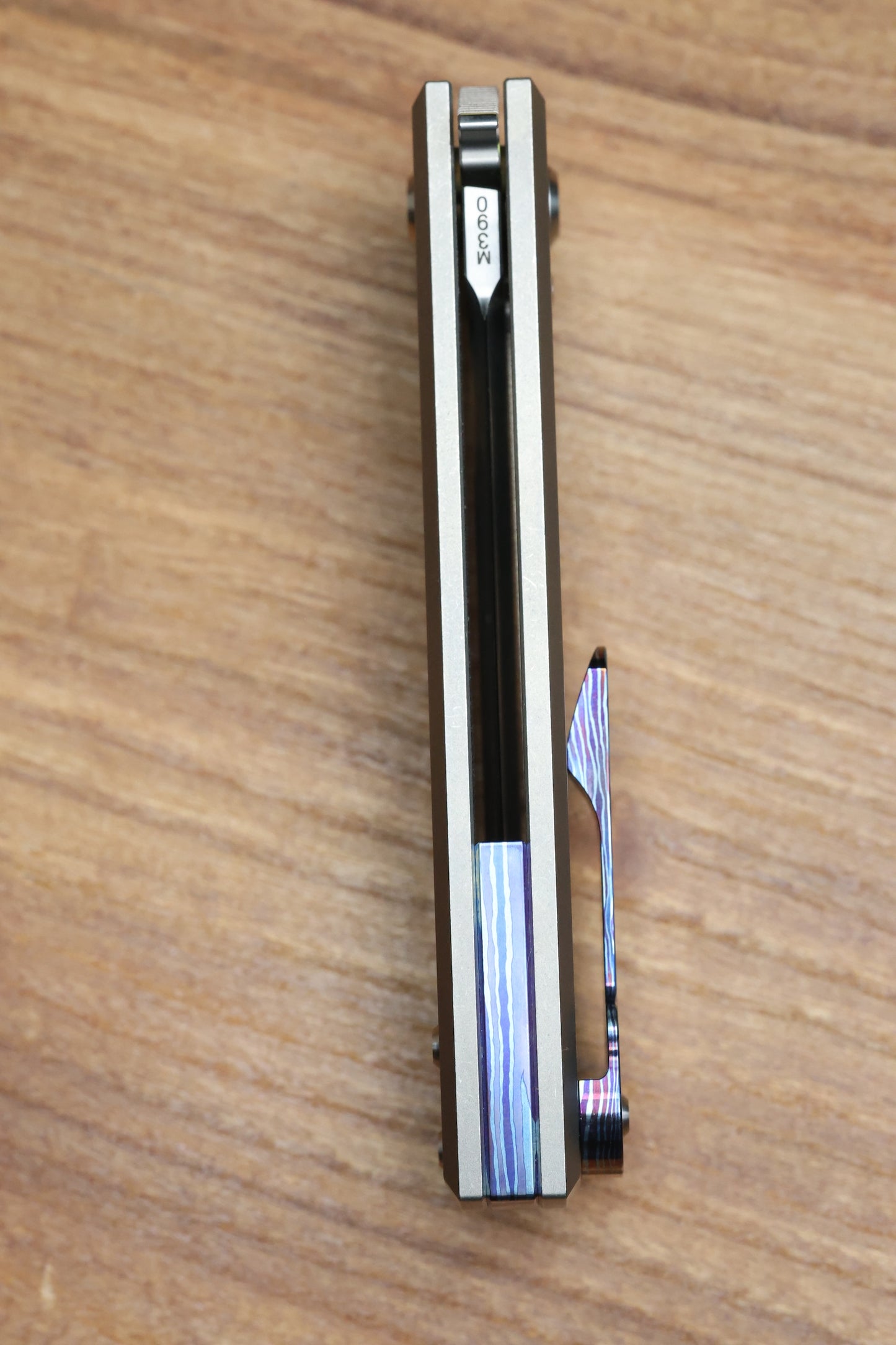 CHAVES ULTRAMAR REDENCION 229 KICKSTOP – TANTO M390 BLADE – TITANIUM HANDLE MOKUTI ACCENTS