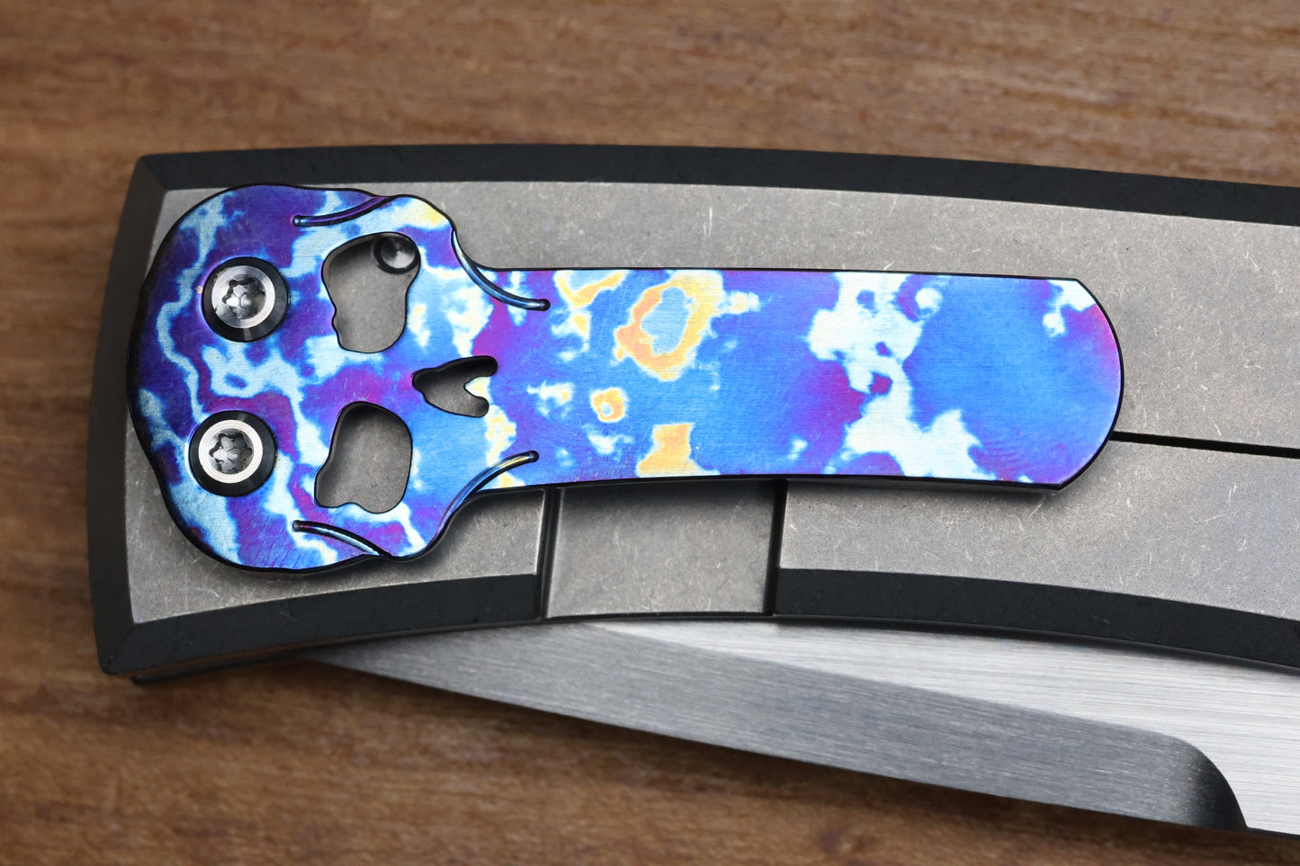 CHAVES ULTRAMAR REDENCION 229 KICKSTOP – TANTO M390 BLADE – TITANIUM HANDLE MOKUTI ACCENTS
