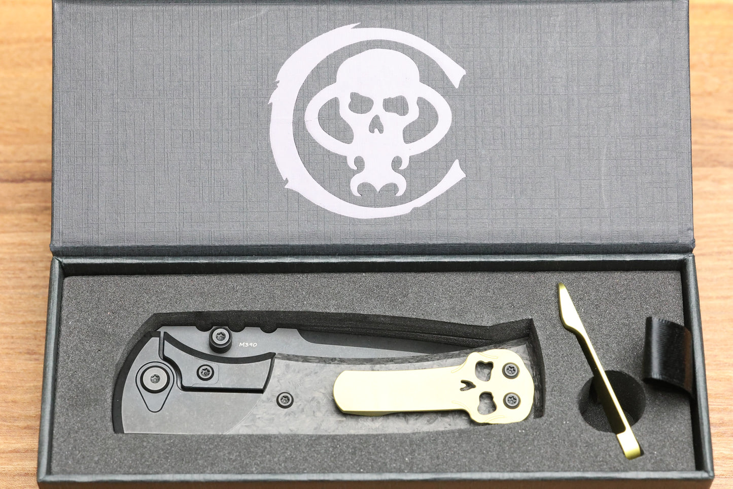 CHAVES RENDENCION 229 INTEGRAL TITANIUM CF INLAY DROP POINT PVD