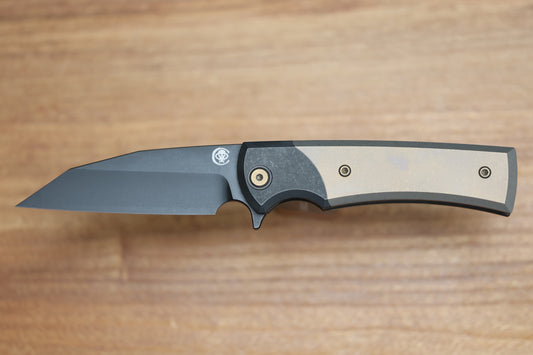 CHAVES KNIVES SANGRE STREET INTEGRAL PVD BRONZE M390 WHARNCLIFFE BLADE