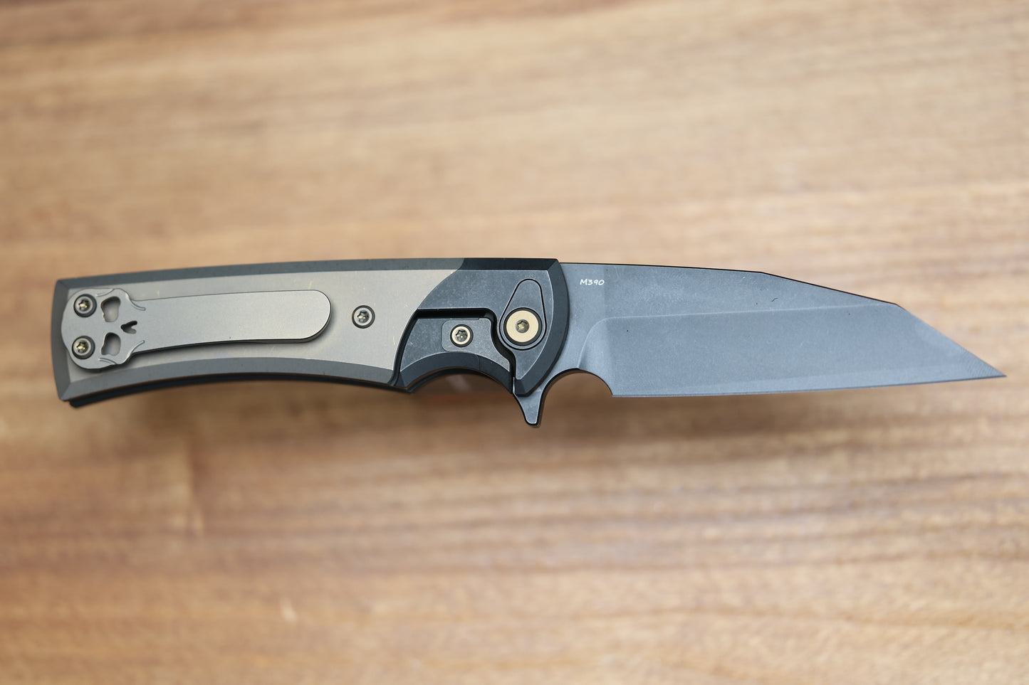 CHAVES KNIVES SANGRE STREET INTEGRAL PVD BRONZE M390 WHARNCLIFFE BLADE
