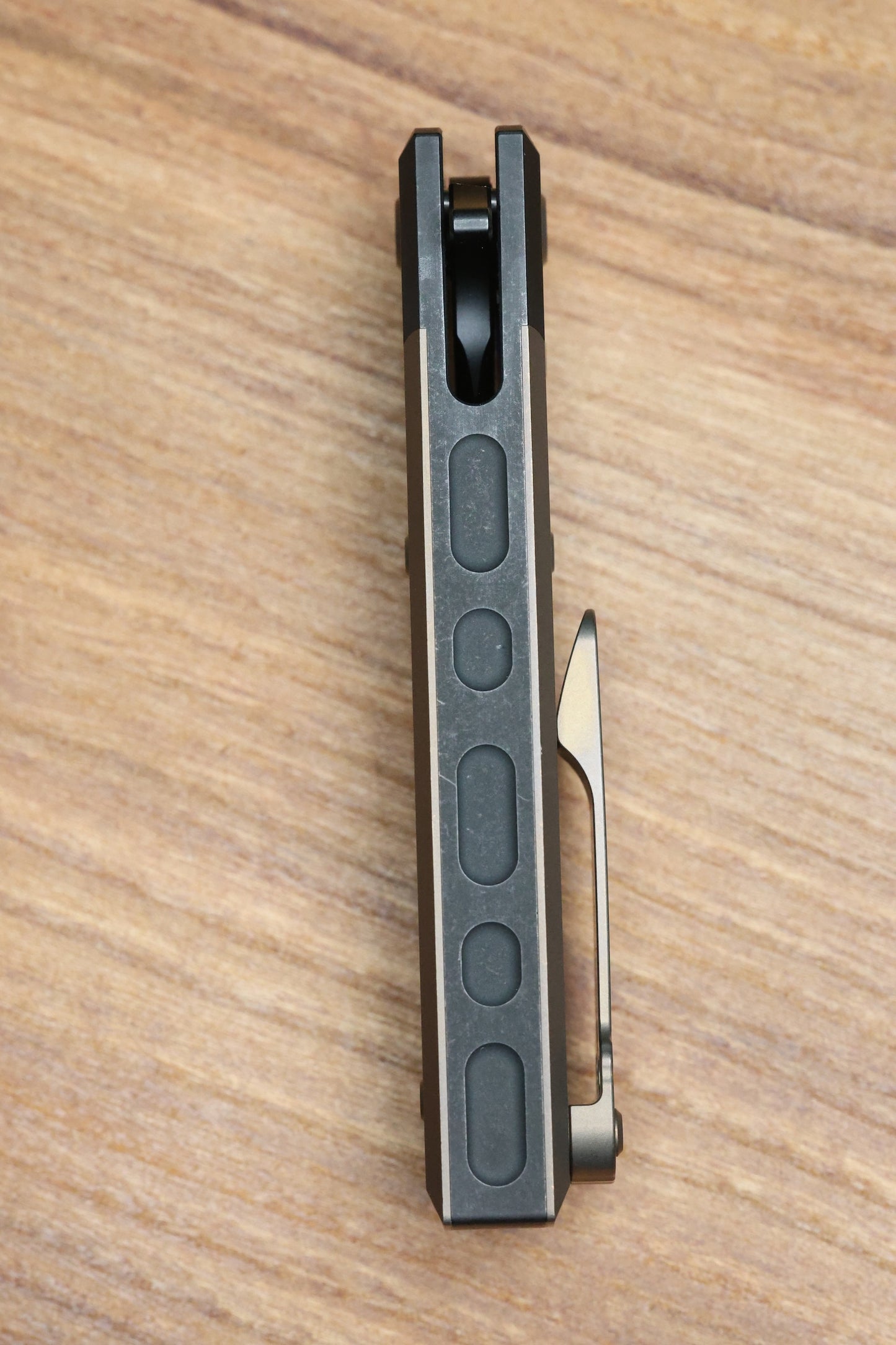 CHAVES KNIVES SANGRE STREET INTEGRAL PVD BRONZE M390 WHARNCLIFFE BLADE