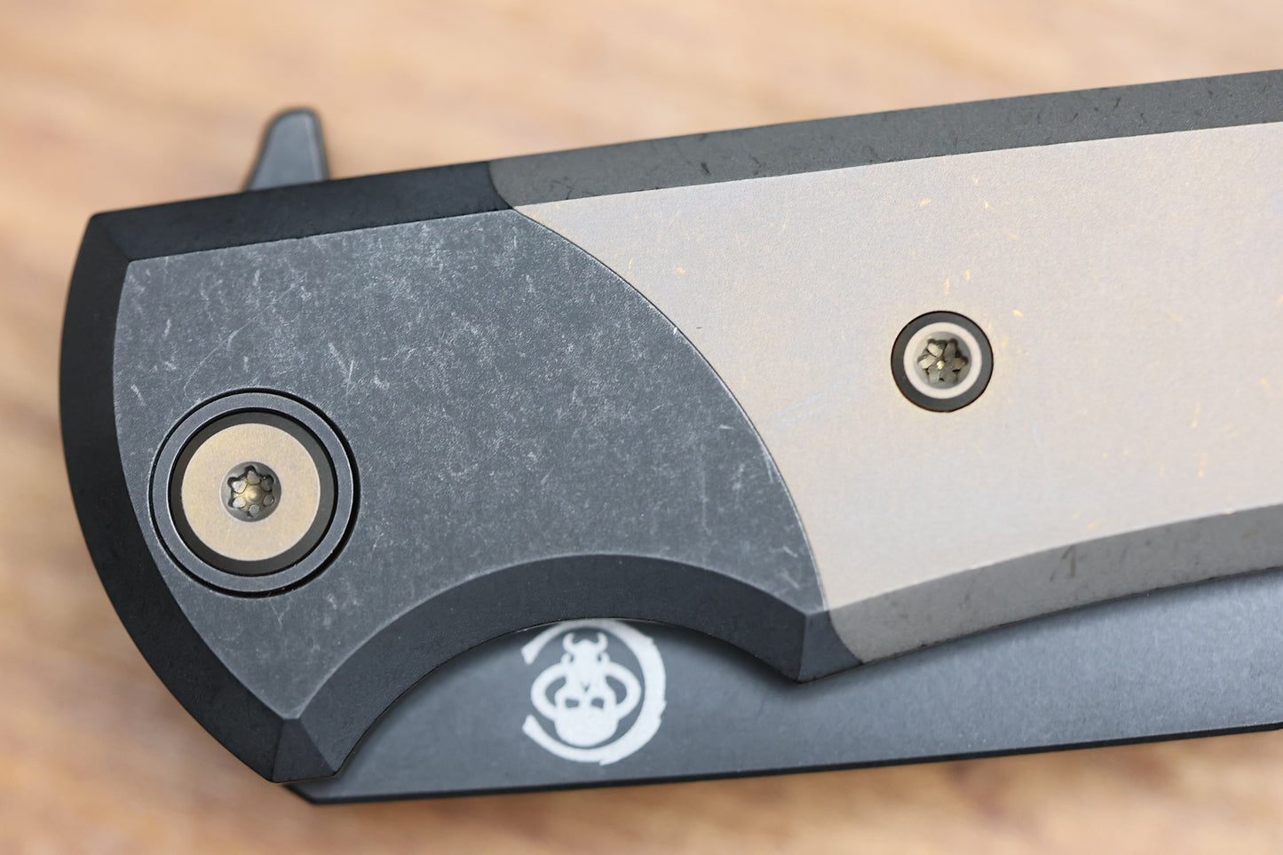 CHAVES KNIVES SANGRE STREET INTEGRAL PVD BRONZE M390 WHARNCLIFFE BLADE