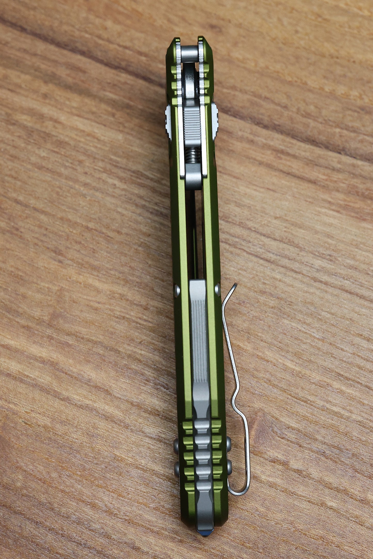 MICROTECH SOCOM RAM-LOK W/ OD GREEN ALUMINUM FRAG HANDLES & S/E STONEWASH M390MK 160RL-10FROD