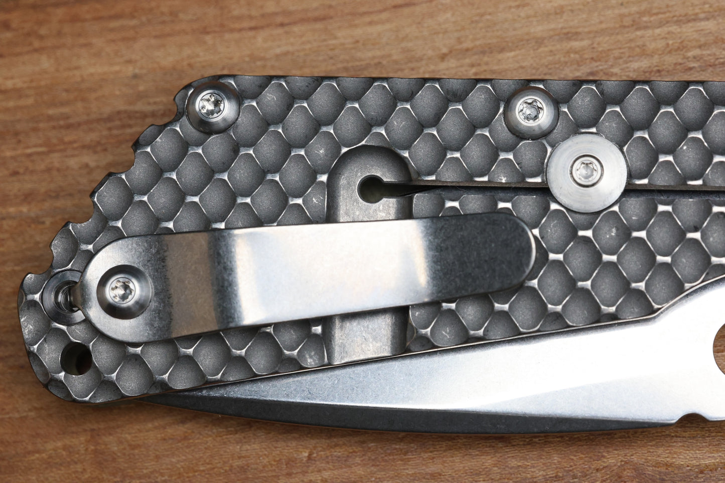 STRIDER KNIVES SMF DGG - TITANIUM/OD GREEN G10 HANDLE - DROP POINT MAGNACUT BLADE