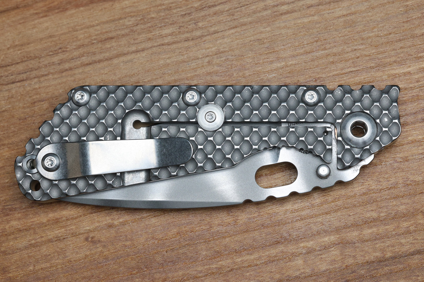 STRIDER KNIVES SMF DGG - TITANIUM/COYOTE TAN G10 HANDLE - DROP POINT MAGNACUT BLADE