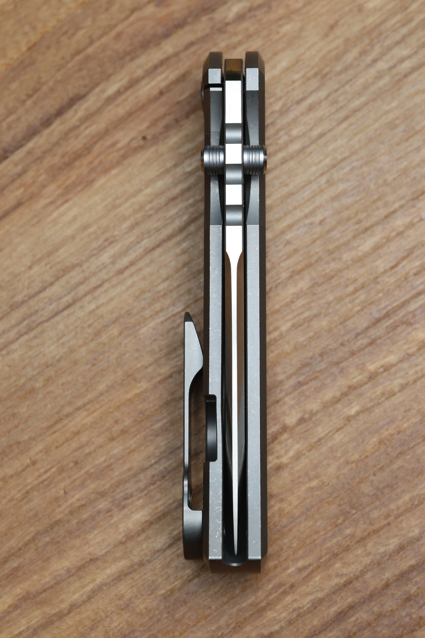 CHAVES INTEGRAL REDENCION 229 SW SMOOTH TITANIUM MAGNETIC INLAY BELT SATIN DROP POINT