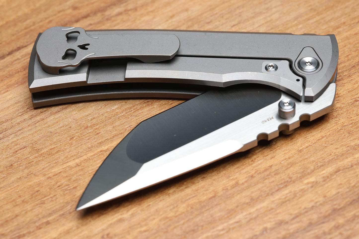 CHAVES INTEGRAL REDENCION 229 SW SMOOTH TITANIUM MAGNETIC INLAY BELT SATIN TANTO