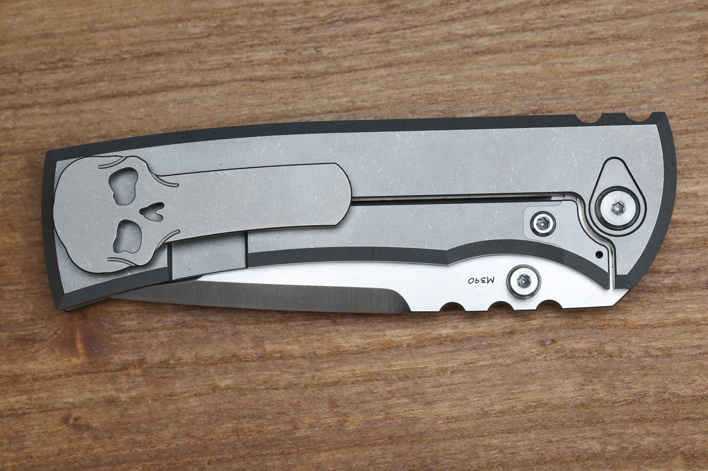CHAVES INTEGRAL REDENCION 229 SW SMOOTH TITANIUM MAGNETIC INLAY BELT SATIN TANTO