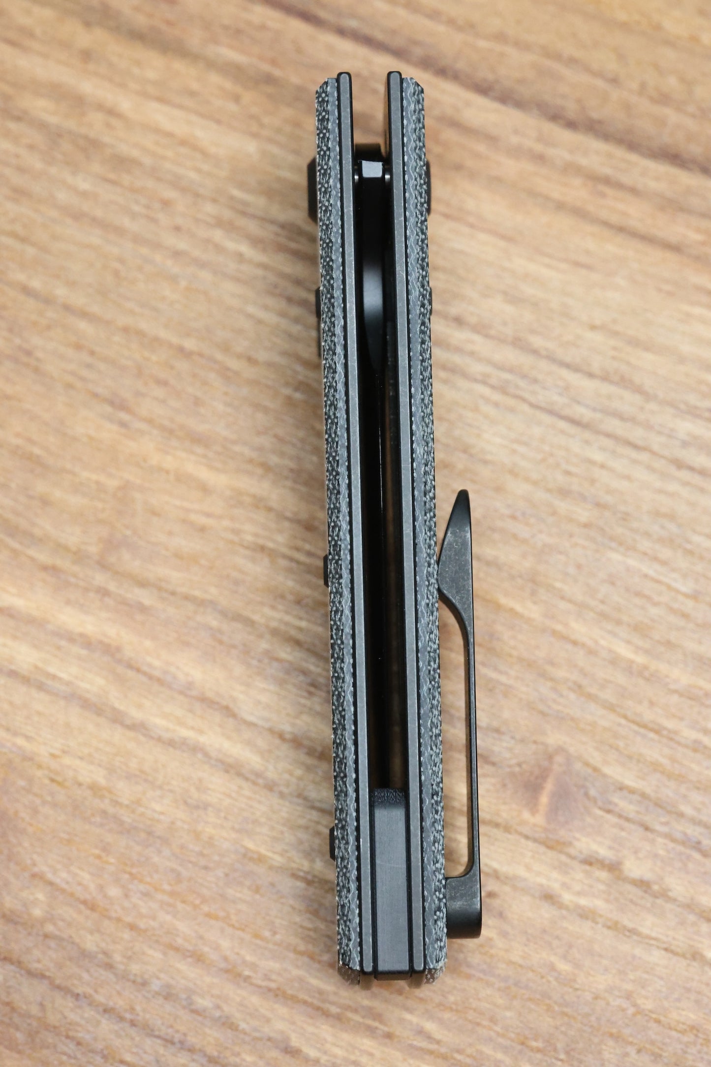 CHAVES KNIVES SCAPEGOAT STREET W/ BLACK MICARTA & BLACK SPEAR POINT ELMAX - BLUE LABEL