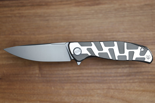 SHIROGOROV F95 T PATTERN GEN. 4 - TITANIUM HANDLE - M390 BLADE - MRBS