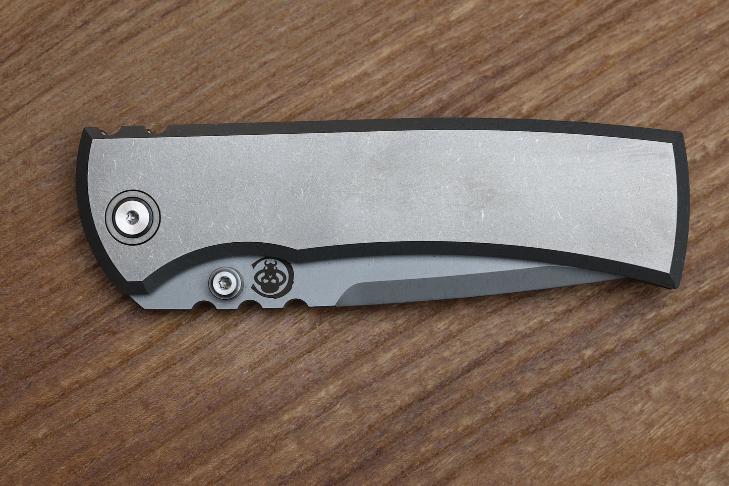 CHAVES KNIVES REDENCION 229 INTEGRAL FRAME LOCK TITANIUM KNIFE 3.75" M390 DROP POINT STONEWASH