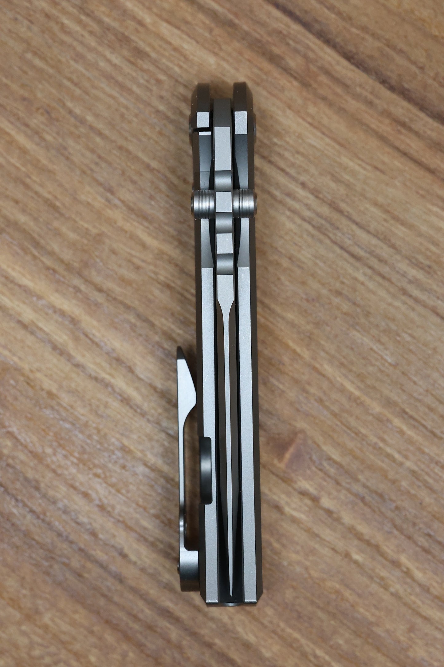 CHAVES KNIVES REDENCION 229 INTEGRAL FRAME LOCK TITANIUM KNIFE 3.75" M390 DROP POINT STONEWASH