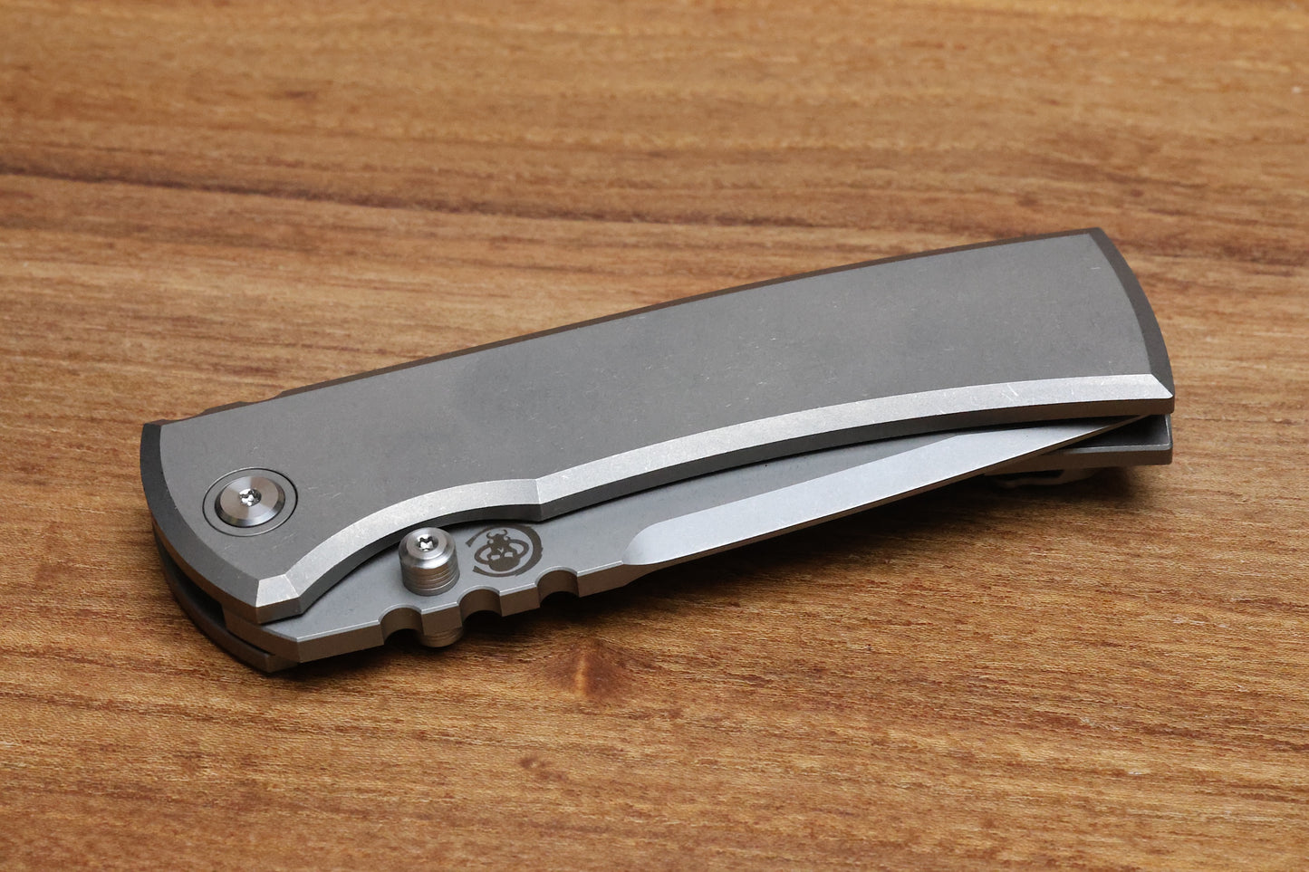 CHAVES KNIVES REDENCION 229 INTEGRAL FRAME LOCK TITANIUM KNIFE 3.75" M390 DROP POINT STONEWASH