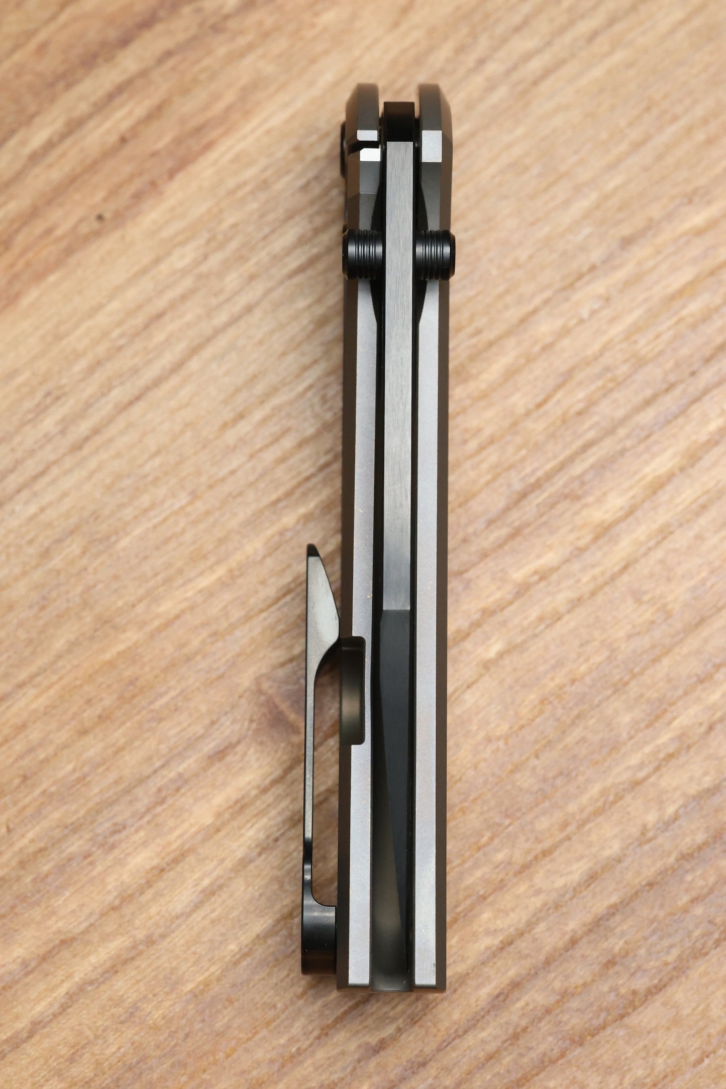 CHAVES KNIVES SCAPEGOAT 229 W/ MAGNETIC BRONZE TITANIUM INTEGRAL HANDLE & CHISEL PVD M390