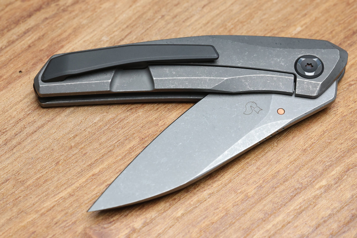 POIKILO BLADE VK-ZEN STANDARD 2 TITANIUM FOLDER DARK STONEWASH M398