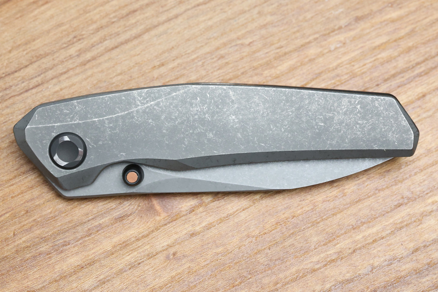 POIKILO BLADE VK-ZEN STANDARD 2 TITANIUM FOLDER DARK STONEWASH M398