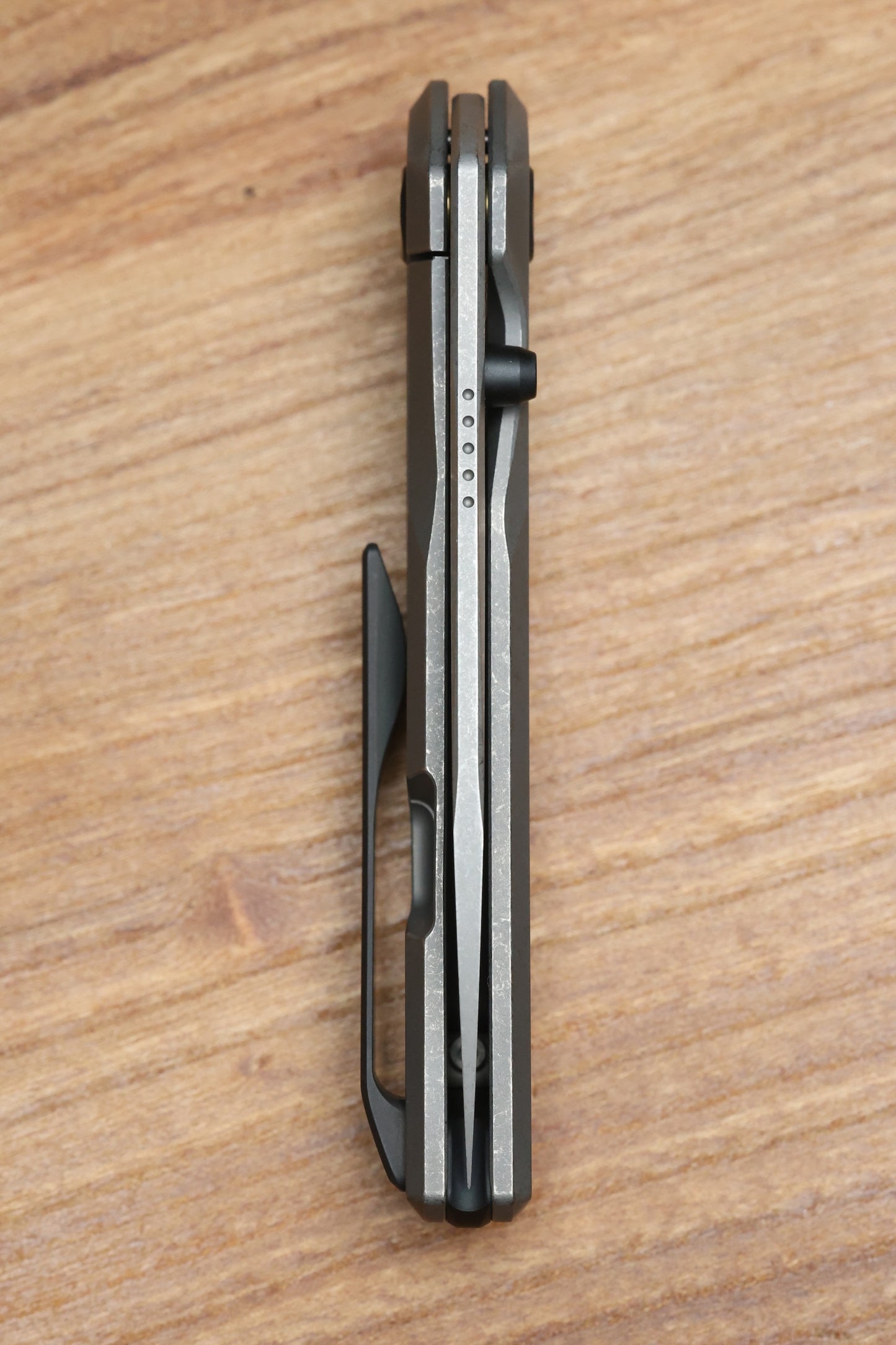 POIKILO BLADE VK-ZEN STANDARD 2 TITANIUM FOLDER DARK STONEWASH M398