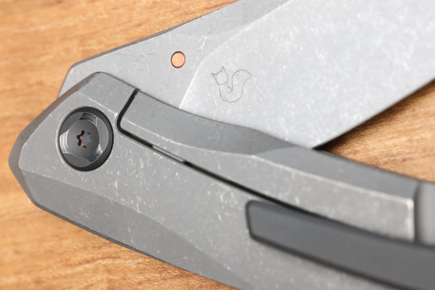 POIKILO BLADE VK-ZEN STANDARD 2 TITANIUM FOLDER DARK STONEWASH M398