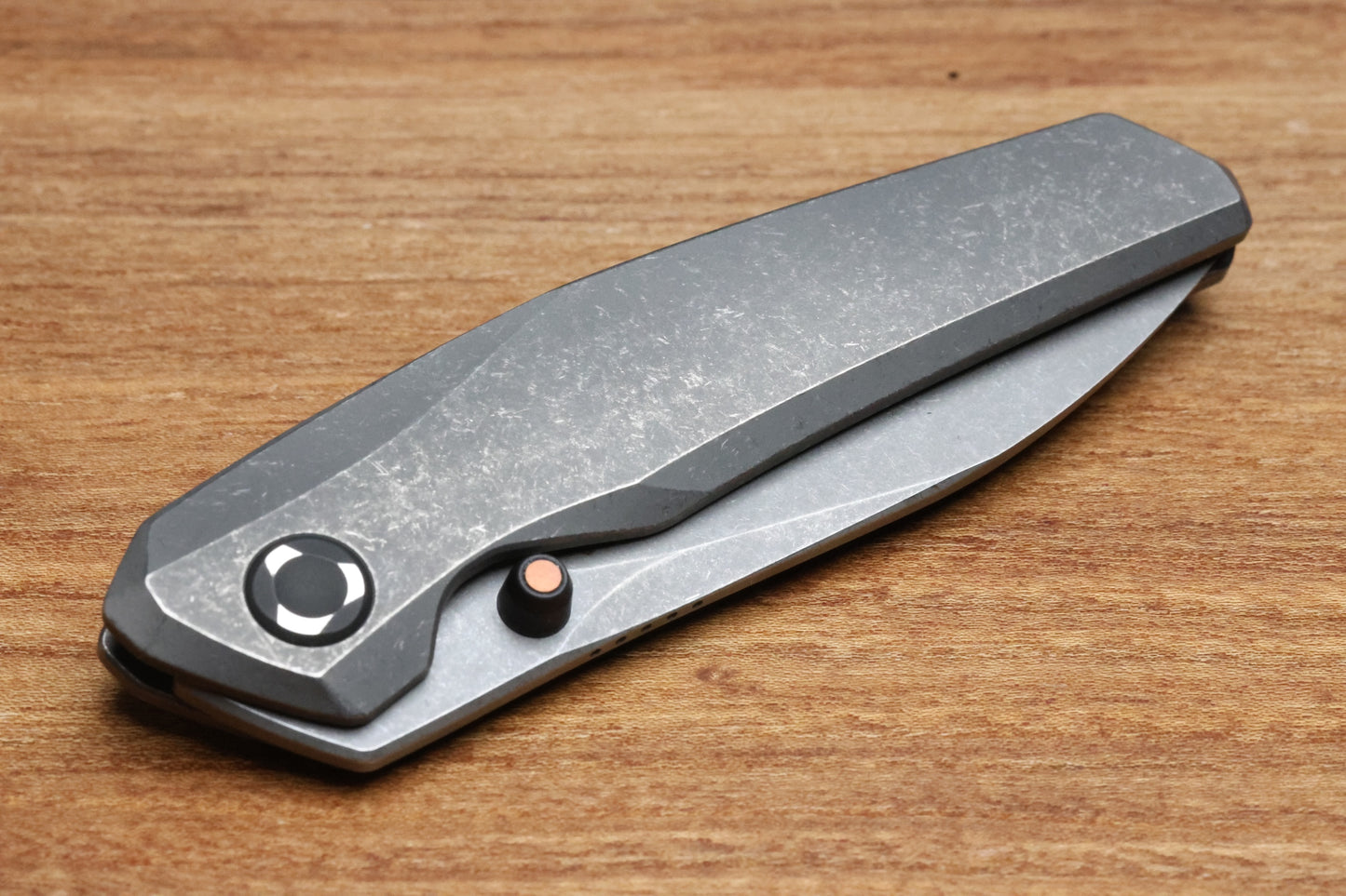 POIKILO BLADE VK-ZEN STANDARD 2 TITANIUM FOLDER DARK STONEWASH M398