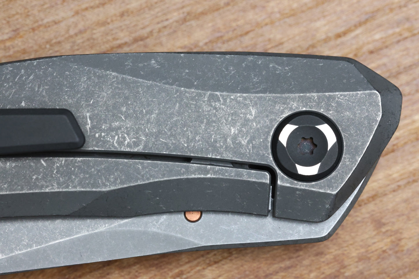 POIKILO BLADE VK-ZEN STANDARD 2 TITANIUM FOLDER DARK STONEWASH M398